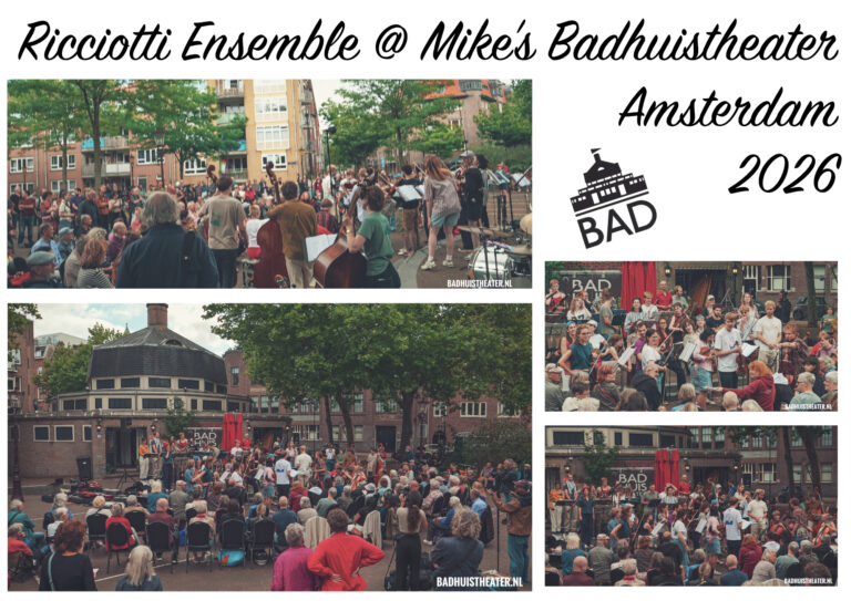 Ricciotti Ensemble 2026 mikes badhuistheater amsterdam