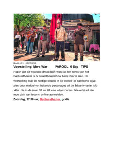 Mike's Badhuistheater Amsterdam in HET PAROOL